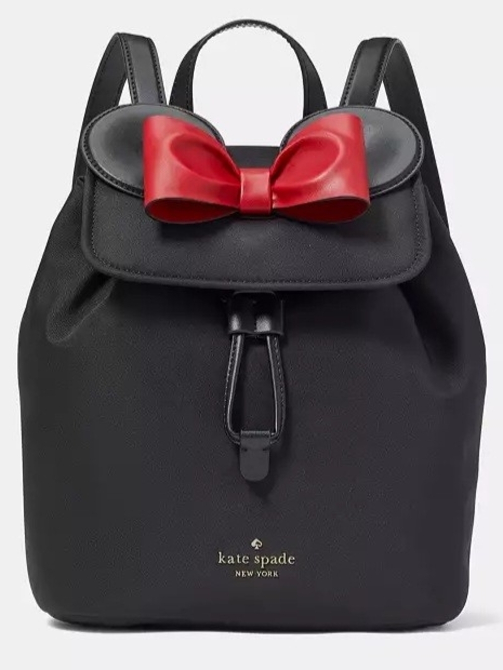 🆕️ Disney X Kate Spade Minnie 3D Flap Black Backpack